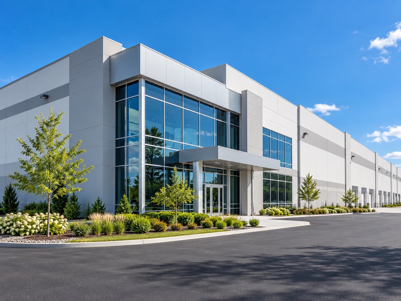 Illustrative industrial property